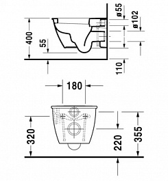 Duravit Унитаз подвесной Darling New 2545090000 – фотография-6